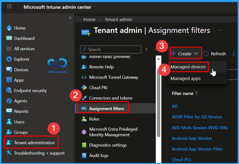 How to Create Windows 11 Filter Rule in Intune - Fig.1