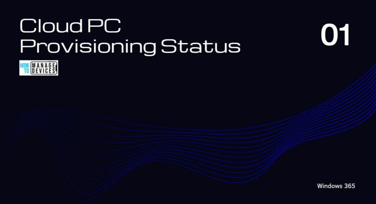 Cloud PC Provisioned with Warning