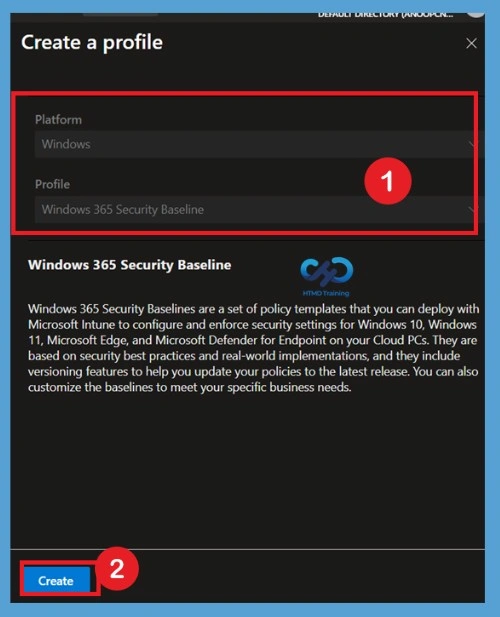 Deploy Windows 365 Security Baselines to Strengthen Cloud PC Security using Microsoft Intune 5 Deploy Windows 365 Security Baselines to Strengthen Cloud PC Security using Microsoft Intune -Fig.4