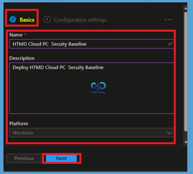 Deploy Windows 365 Security Baselines to Strengthen Cloud PC Security using Microsoft Intune 6 Deploy Windows 365 Security Baselines to Strengthen Cloud PC Security using Microsoft Intune -Fig.5