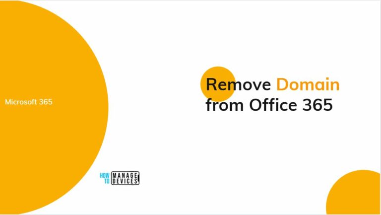 Remove Domain from Office 365