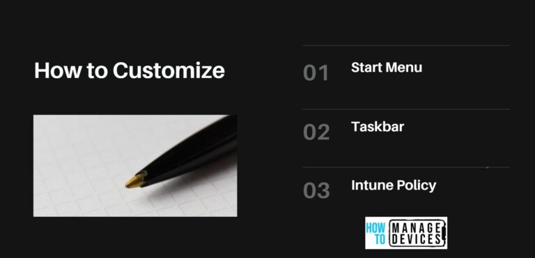 Start Menu Taskbar Custom Layout Intune Settings