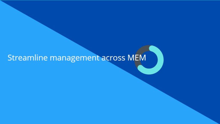 Streamline management across MEM