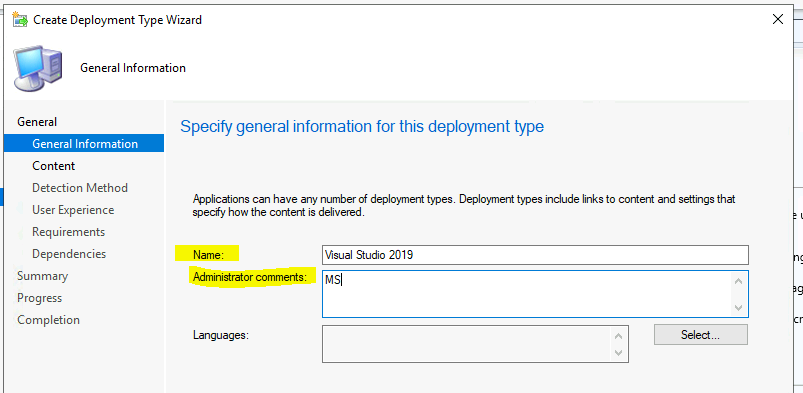 Easy Method to Deploy Visual Studio 2019 using SCCM