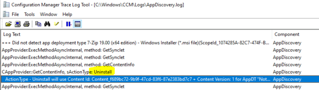 Remove Device from Collection Implicit way to Uninstall an Application using SCCM