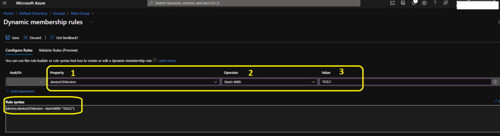 Create Windows 11 Azure AD Device Group - AAD Dynamic Device Group