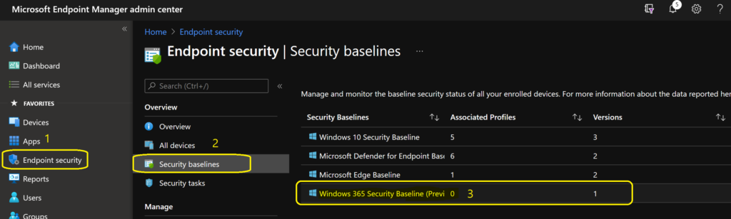 Deploy Windows 365 Security Baseline Policies to Cloud PCs 1 Deploy Windows 365 Security Baseline Policies to Cloud PCs