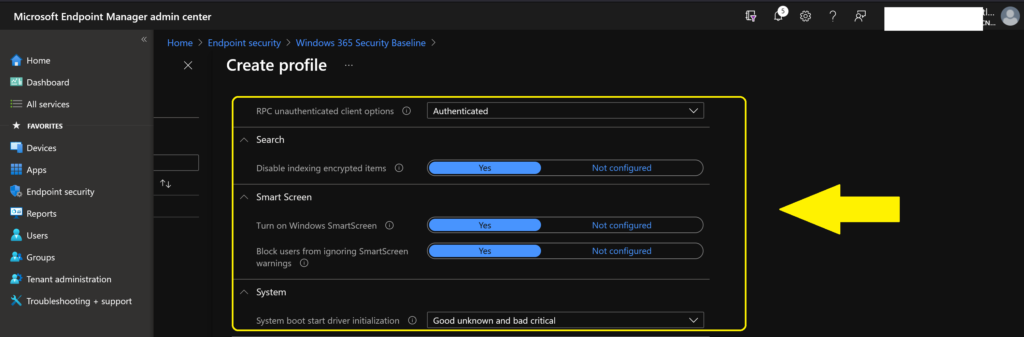 Deploy Windows 365 Security Baseline Policies to Cloud PCs 4 Deploy Windows 365 Security Baseline Policies to Cloud PCs
