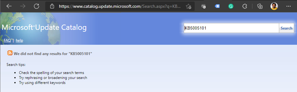 windows update catalog by date windows update catalog by date