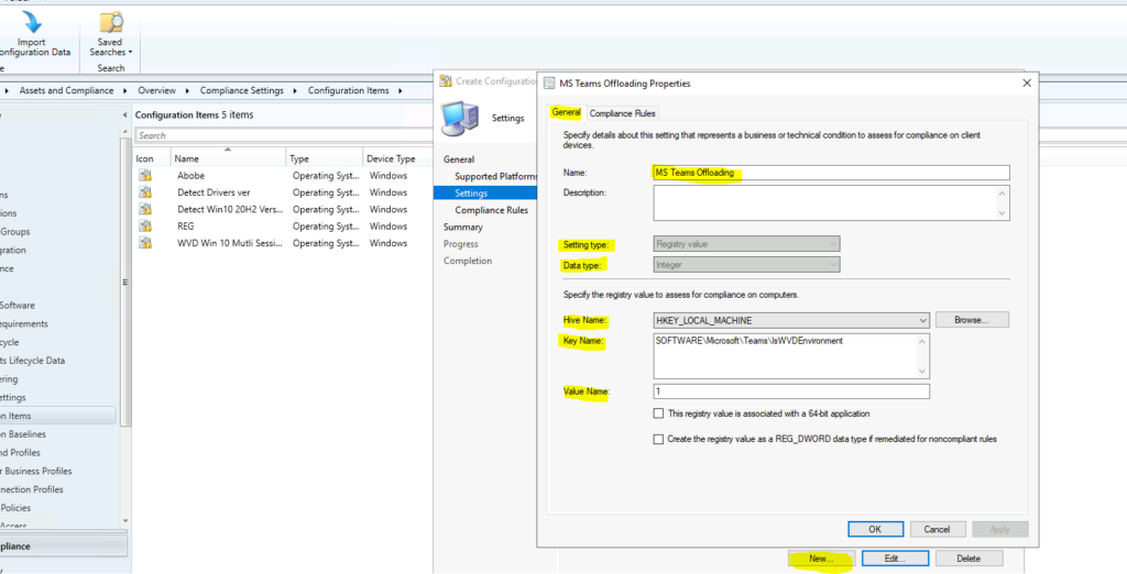 Verify Teams for AVD Using SCCM Configuration Item with Windows 11 Operating System - Fig.3