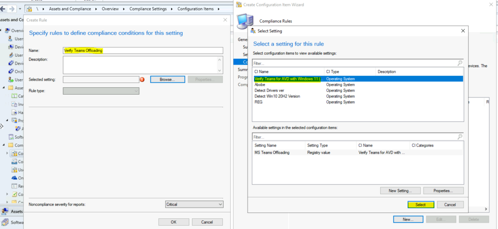 Verify Teams for AVD Using SCCM Configuration Item with Windows 11 Operating System - Fig.4
