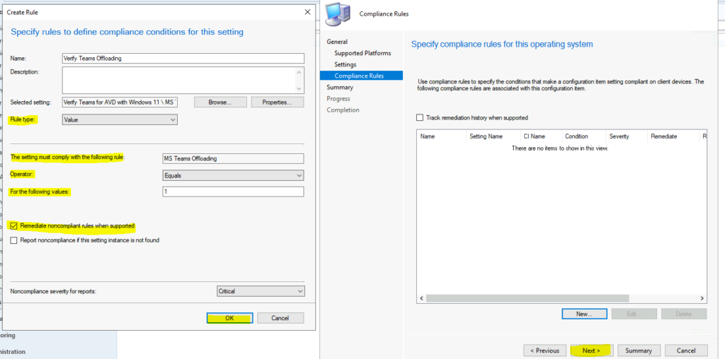 Verify Teams for AVD using SCCM Configuration Item with Windows 11 Operating System