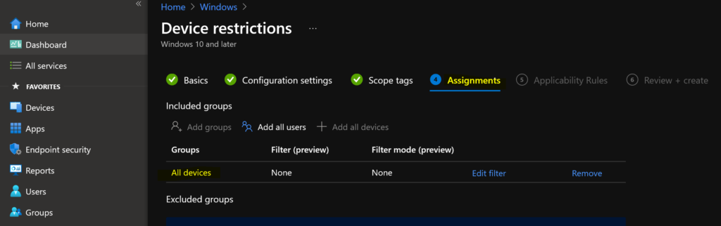 Deploy Start Menu Taskbar Custom Layout Settings using Intune 1