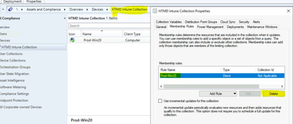 Implicit Uninstall of an Application using SCCM Remove Device from Collection