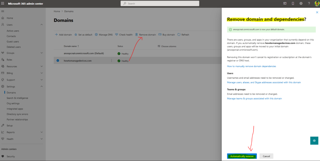 Remove Domain From Office 365 Best Method How To Guide HTMD Blog
