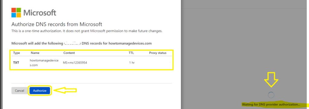 How To Add Custom Domain To Office 365 | Add DNS Record HTMD Blog