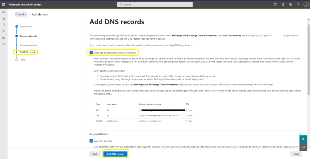 How To Add Custom Domain To Office 365 | Add DNS Record HTMD Blog