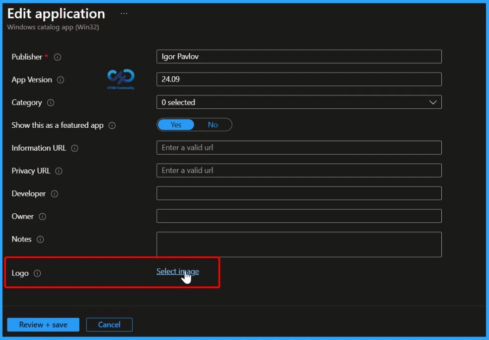 Easy Steps to Configure an Application Logo in the Company Portal using Intune - Fig.4