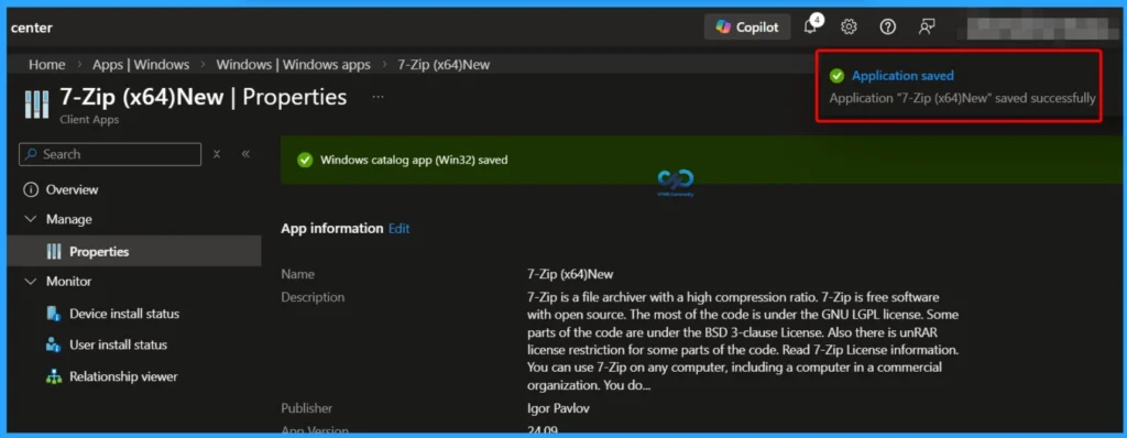 Easy Steps to Configure an Application Logo in the Company Portal using Intune - Fig.6