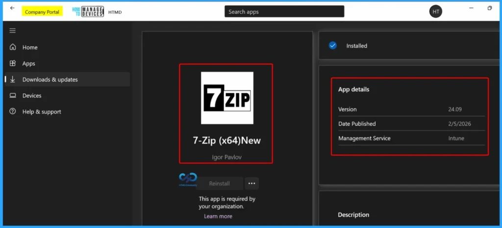 Easy Steps to Configure an Application Logo in the Company Portal using Intune - Fig.7
