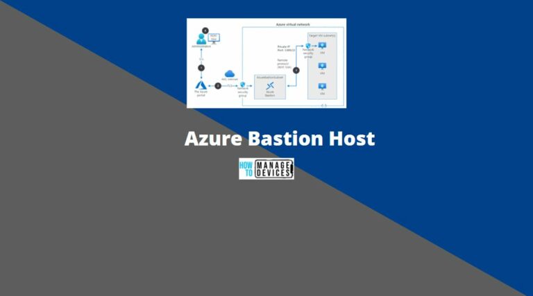 Configure Azure Bastion Host