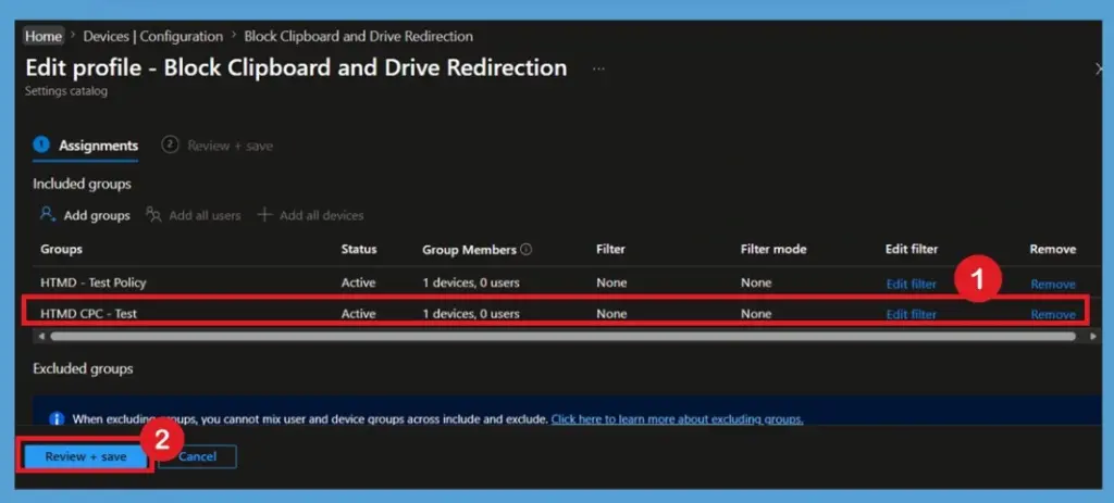 Manage Remote Desktop Clipboard and Drive Redirection Policies to Prevent Data Leakage using Intune- Fig.13