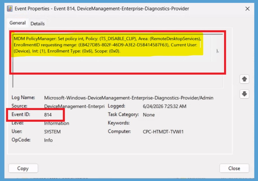 Manage Remote Desktop Clipboard and Drive Redirection Policies to Prevent Data Leakage using Intune - Fig.11