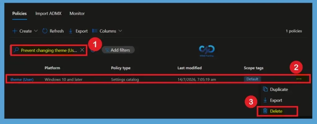 Prevent Users from Changing Windows Themes to Maintain a Consistent Desktop Experience using Intune -Fig.13