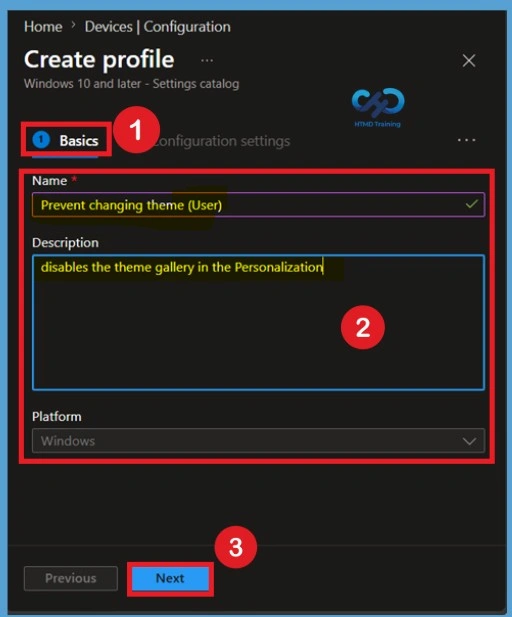 Prevent Users from Changing Windows Themes to Maintain a Consistent Desktop Experience using Intune -Fig.3