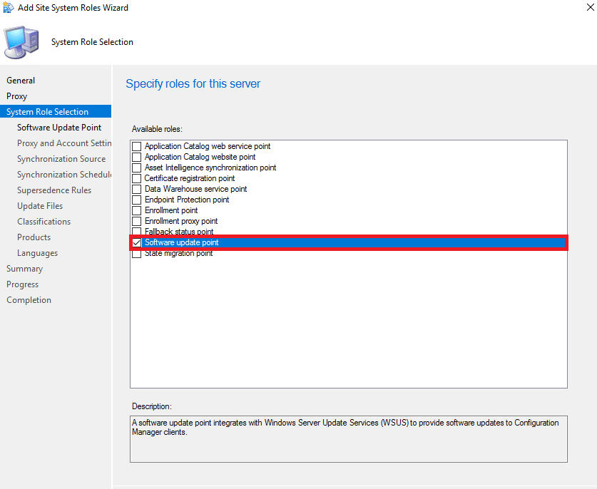 SCCM Software Update