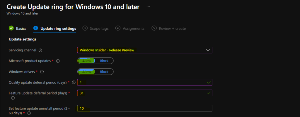 Windows 10 to Windows 11 Upgrade using Update ring policy is NOT Possible