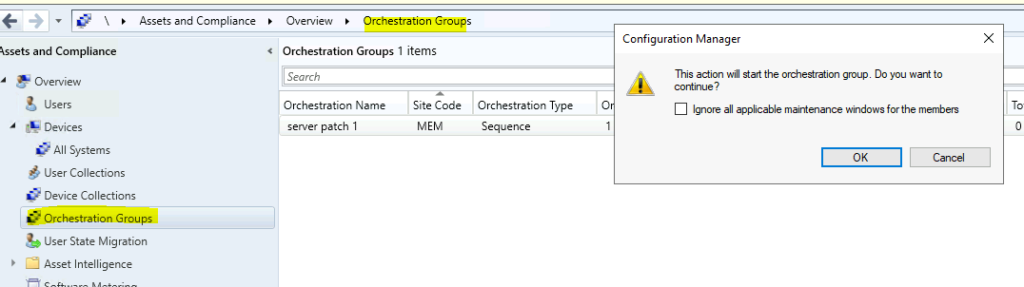 SCCM Orchestration groups for Microsoft Server 21H2 patching - Enable Patching for Server 2022 using SCCM