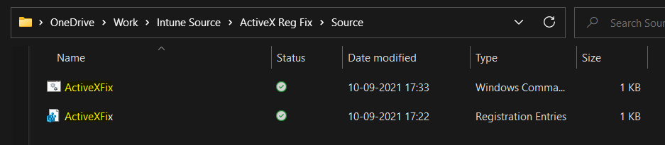 Deploy Registry Fix using Intune Win32 App 1