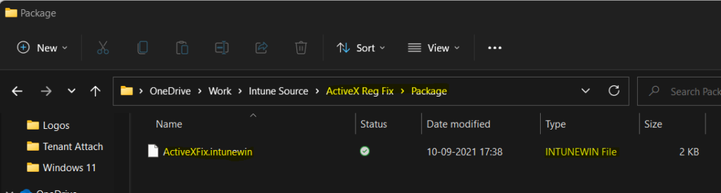 Deploy Registry Fix using Intune Win32 App