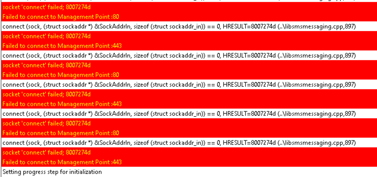 Task Sequence fails with error code 0x87d00269