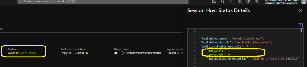 FIX: AVD Azure AD Joined VM Login Issue with Error Code 0x9735 5 Azure AD Joined SessionHost unhealthy