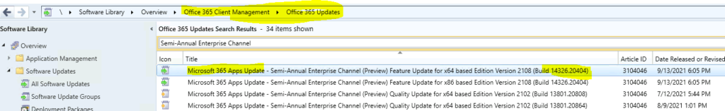 SCCM WSUS Office Updates Sync Failed with Error 400