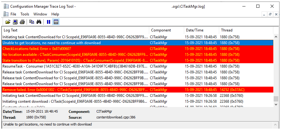 FIX: SCCM Application Installation Failed 0x87D00607 1