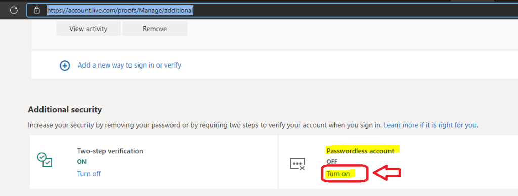 microsoft passwordless account microsoft passwordless account