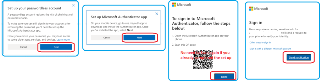 How to Setup Passwordless Login for Microsoft Accounts 3