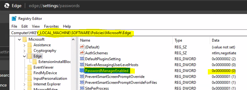 Troubleshoot Microsoft Edge Security Policy Deployment issues with Intune