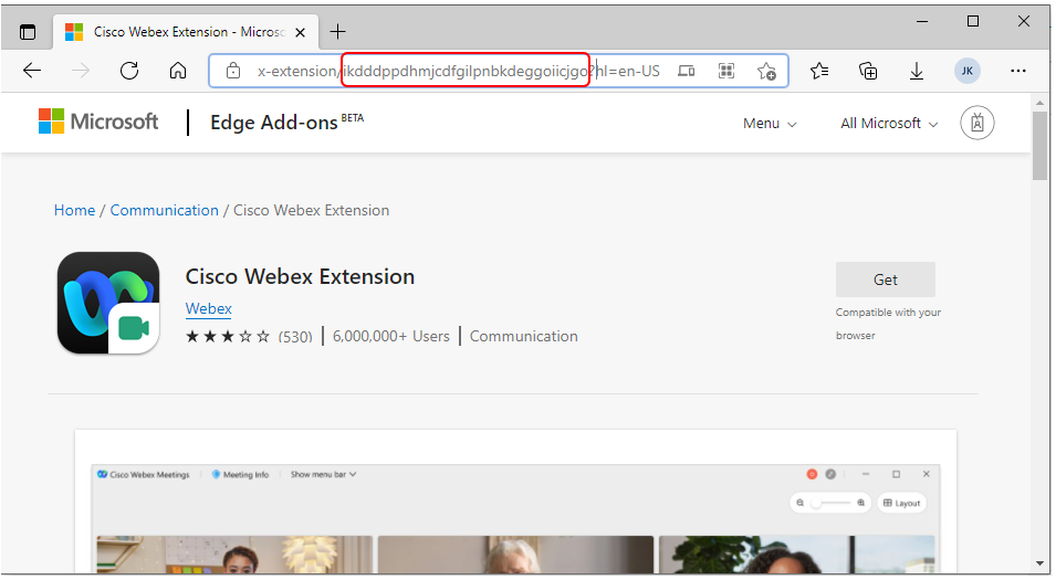 Your admin has blocked Extension - Edge message