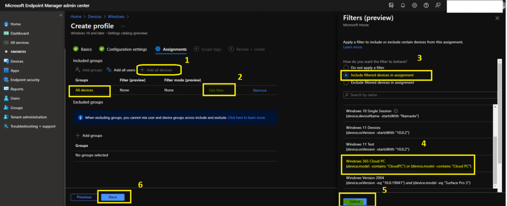 Configure Cloud PC RDP Properties using Intune Settings Catalog 6 Summary of Cloud PC RDP Settings Policy