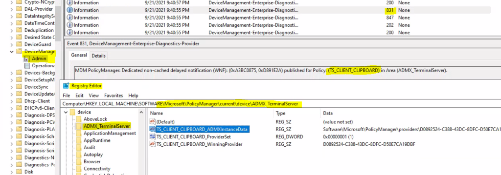 Troubleshooting - Cloud PC RDP Settings Policy