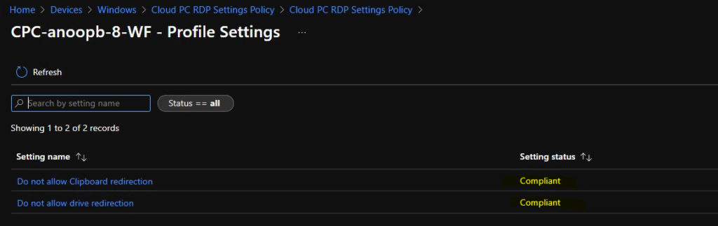 Configure Cloud PC RDP Properties using Intune Settings Catalog 12 Cloud PC RDP Properties using Intune