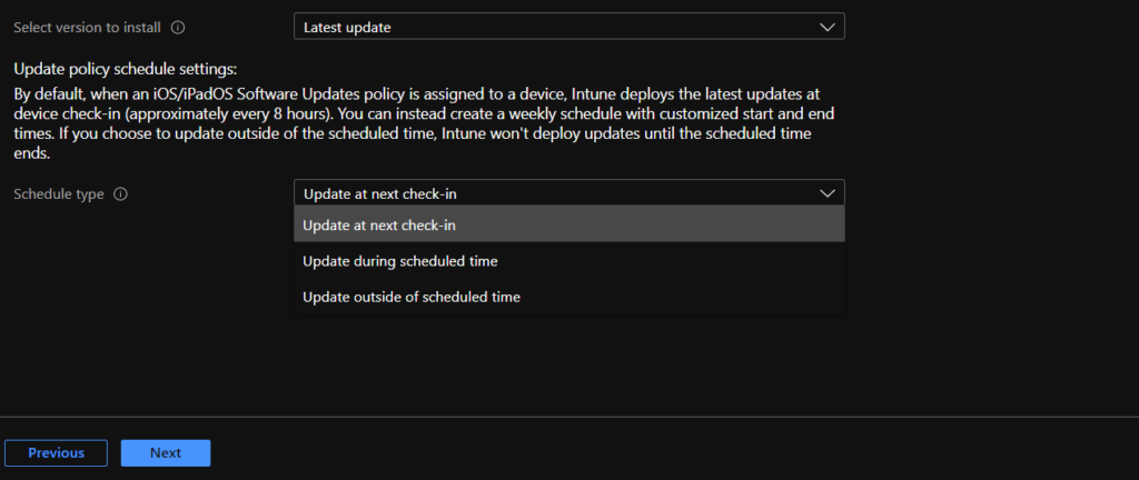 How to Schedule iOS Automatic Updates Using Intune Policies | Microsoft Endpoint Manager 5