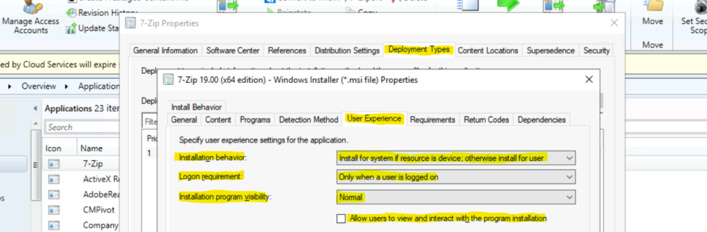 Per User Vs Per Device SCCM App Deployment Options | User Experience Settings 4 Per User Vs Per Device SCCM App Deployment Options | User Experience Settings 1