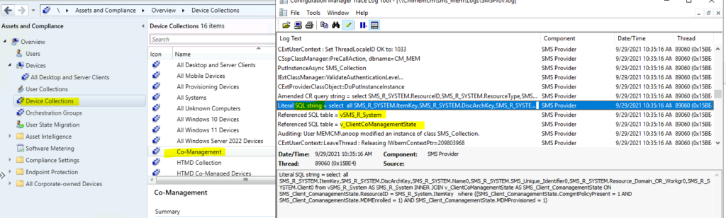 Convert WQL Queries to SQL Queries using SCCM Trick