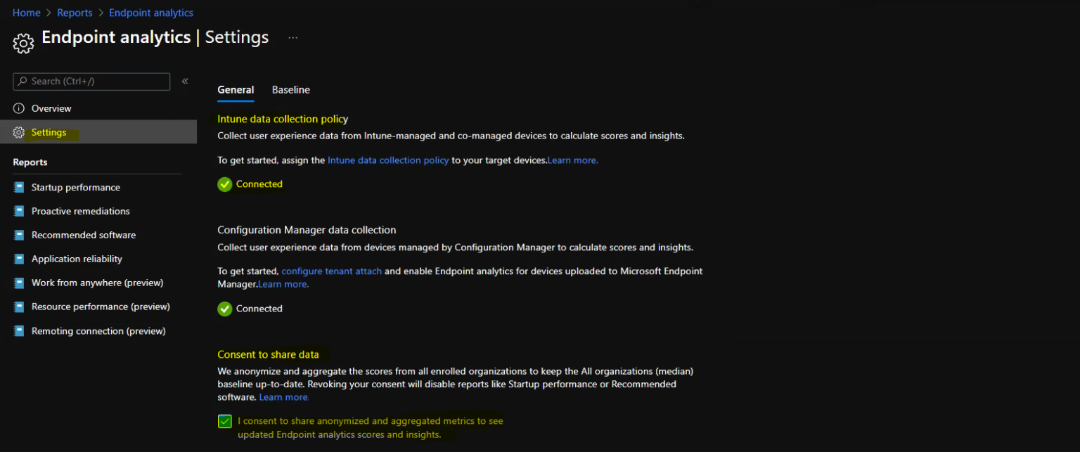 Cloud PC Monitoring Health Performance Using Endpoint Analytics Intune