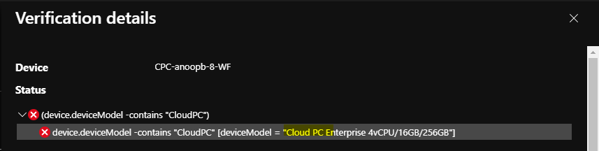 Create Cloud PC Azure AD Dynamic Device Group 2